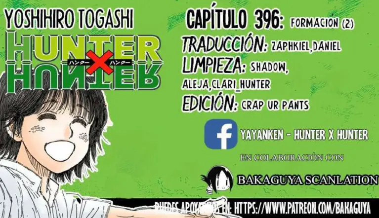 Hunter x Hunter Capítulo 396