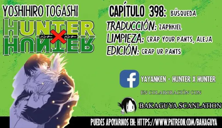 Hunter x Hunter Capítulo 398