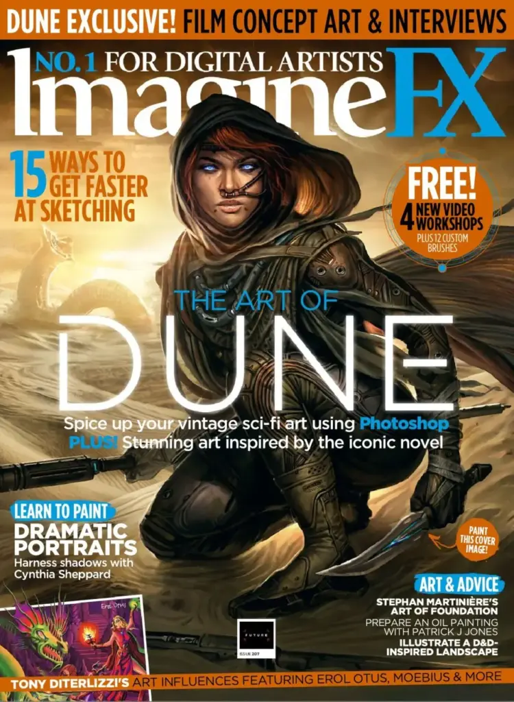 ImagineFX Issue 207, 2021: The Art of Dune