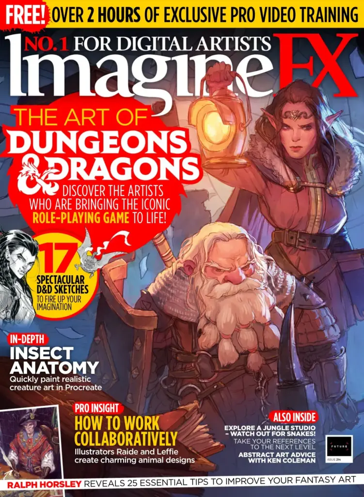 ImagineFX Issue 214: The Art of Dungeons & Dragons