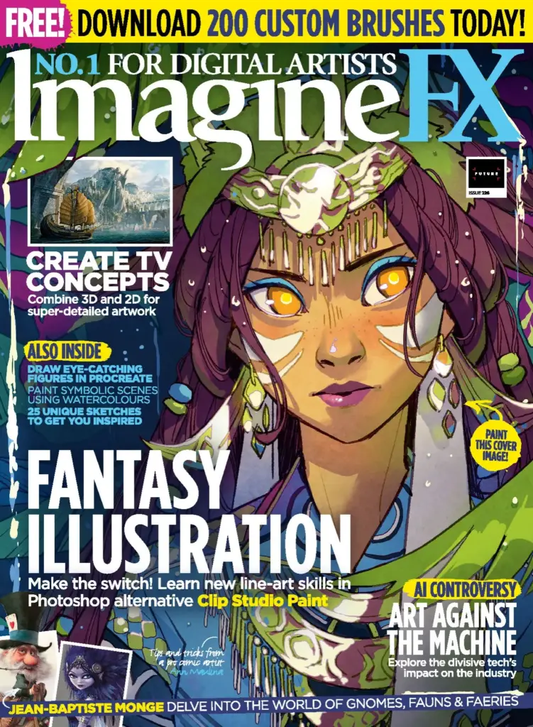 ImagineFX Magazine Issue 226 June 2023 Fantasy Illustration