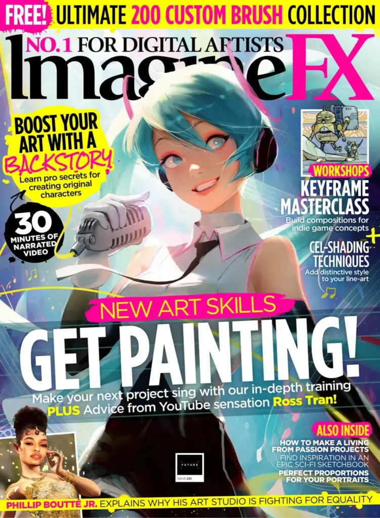 ImagineFX Magazine New Art Skills – Get Painting Issue 233