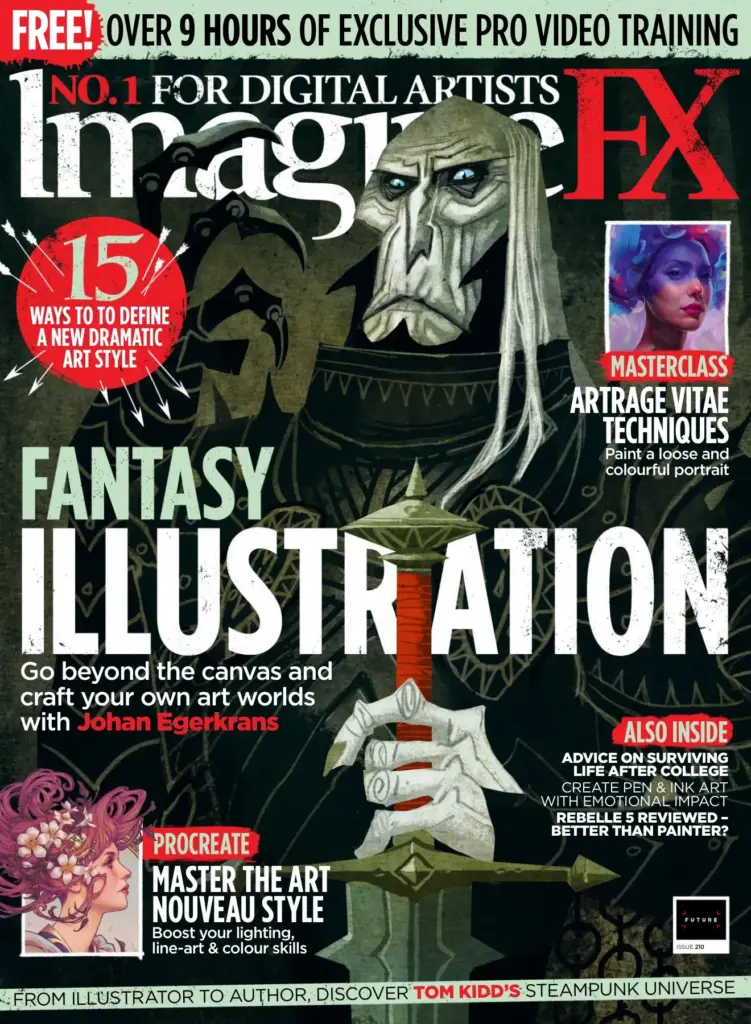 ImagineFX Magazine No. 210 – January 2022 – Fantasy Illustration
