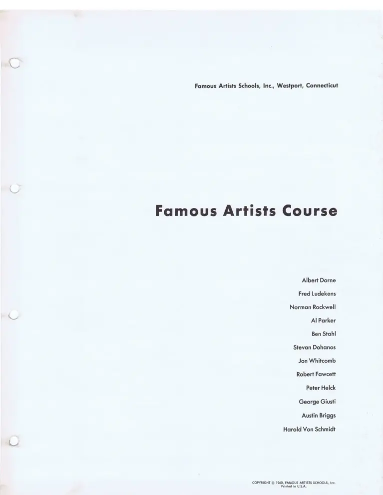 Introduction to the Famous Artists Course