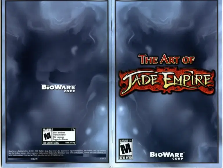 Jade Empire: Special Edition Artbook