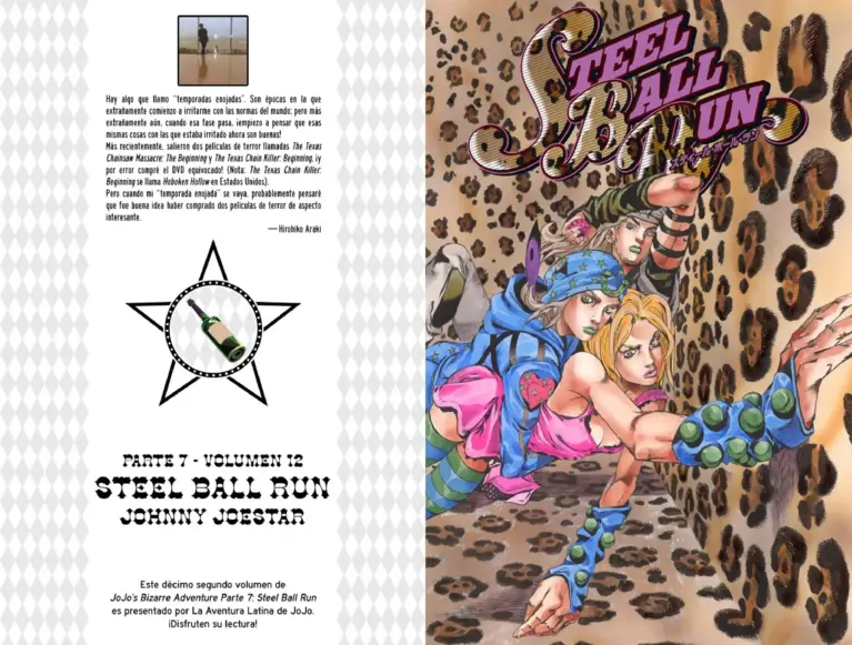 JoJo’s Bizarre Adventure Parte 7: Steel Ball Run Volumen 12