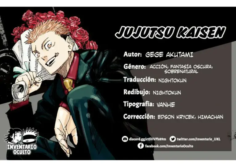 Jujutsu Kaisen, Capítulo 217: Banda, Parte 1