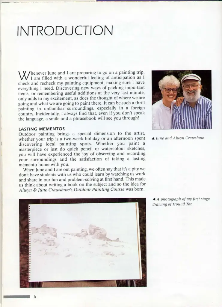 June and Alwyn Crawshaw’s Outdoor Painting Course