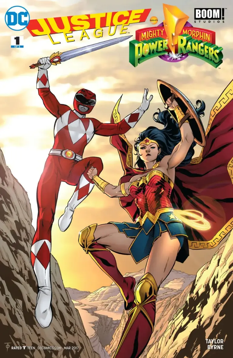 Justice League-Power Rangers #01