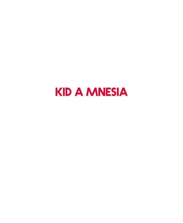 Kid A Mnesia: A Book of Radiohead Artwork