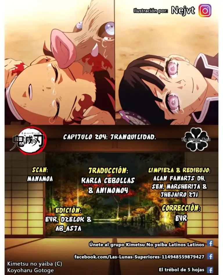 Kimetsu No Yaiba Capítulo 204: Tranquilidad