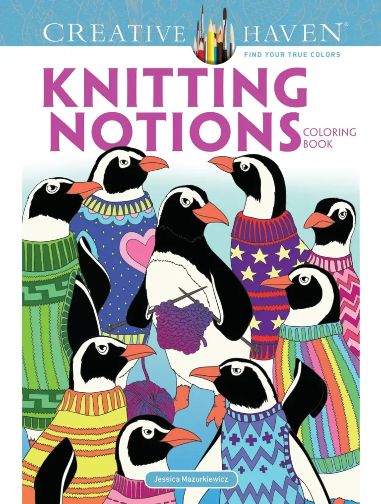 Knitting Notions Coloring Book