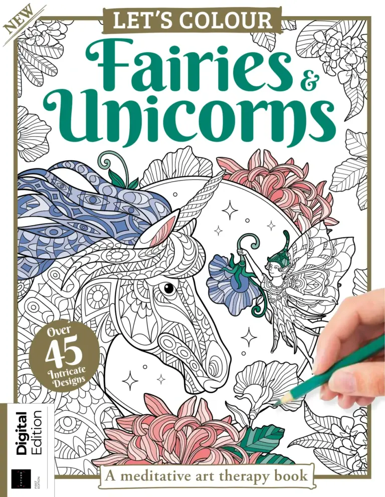 Let’s Colour: Fairies & Unicorns