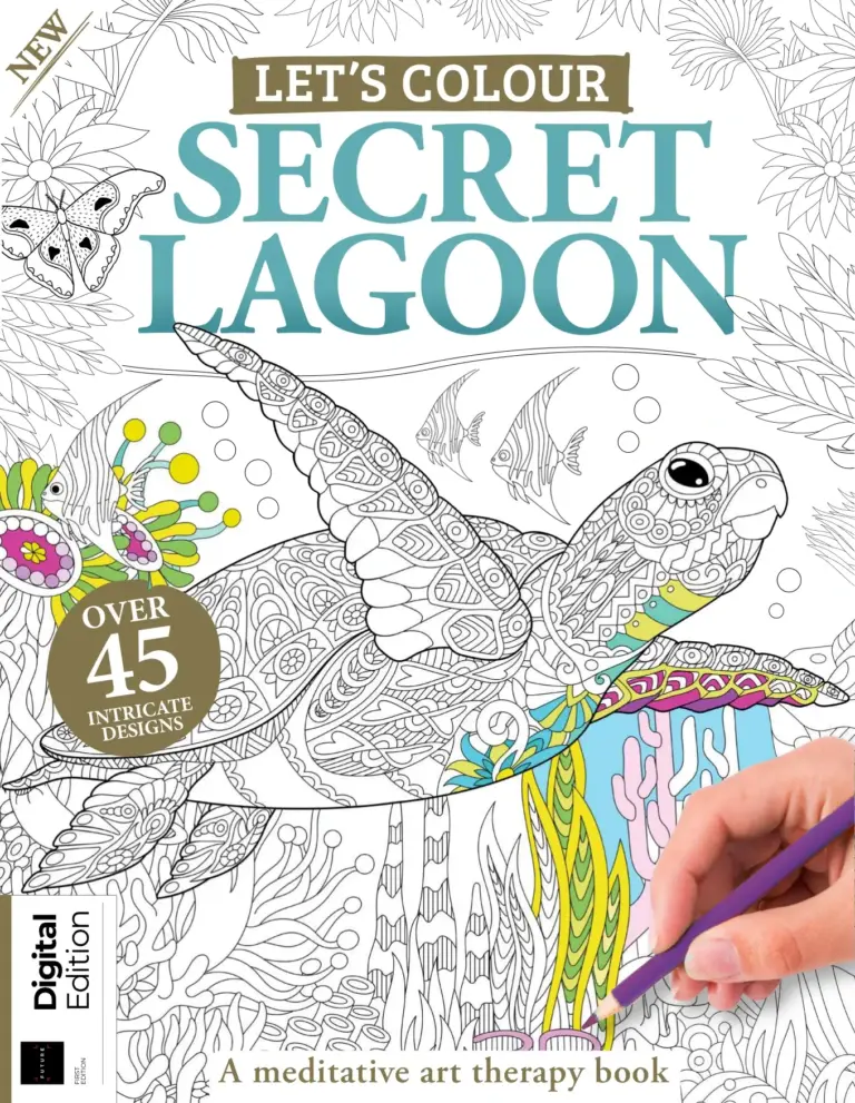 Let’s Colour Secret Lagoon: Second Edition