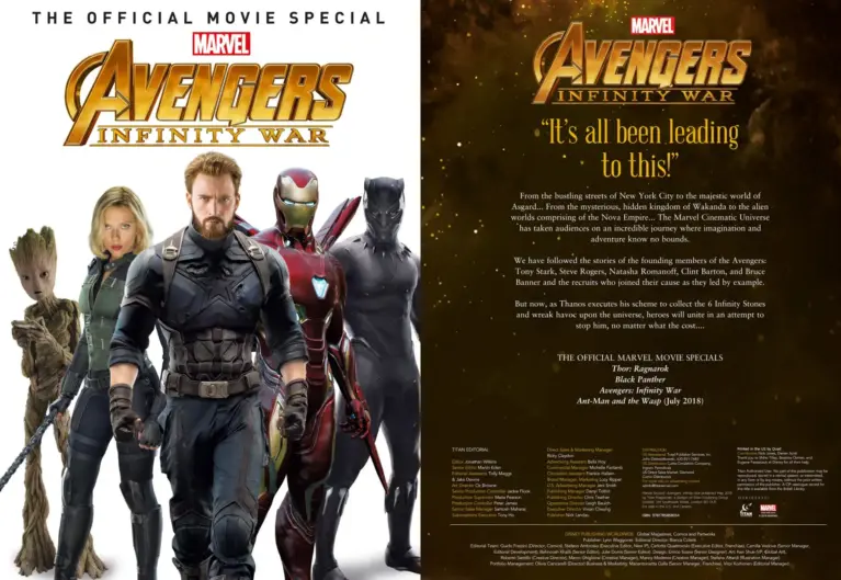 Marvel’s Avengers: Infinity War – The Official Movie Special Book