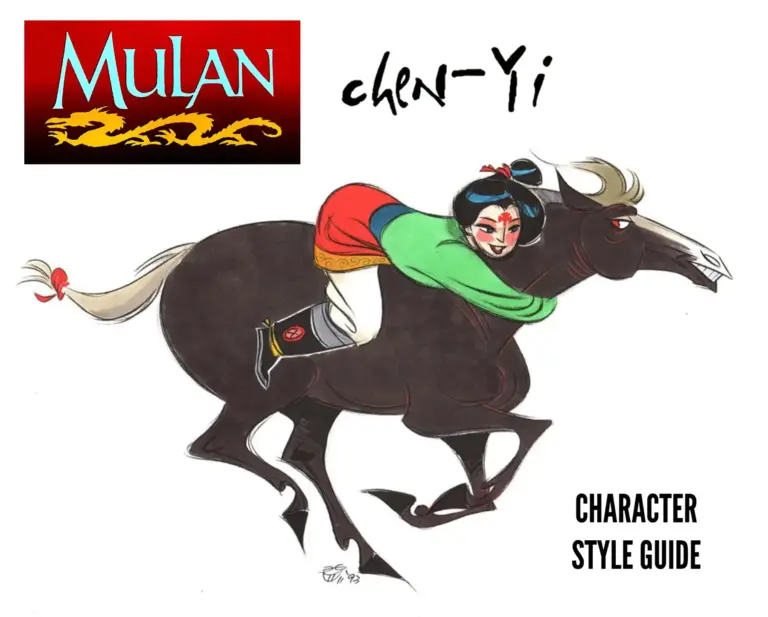 Mulan Character Style Guide Chen Yi Chang