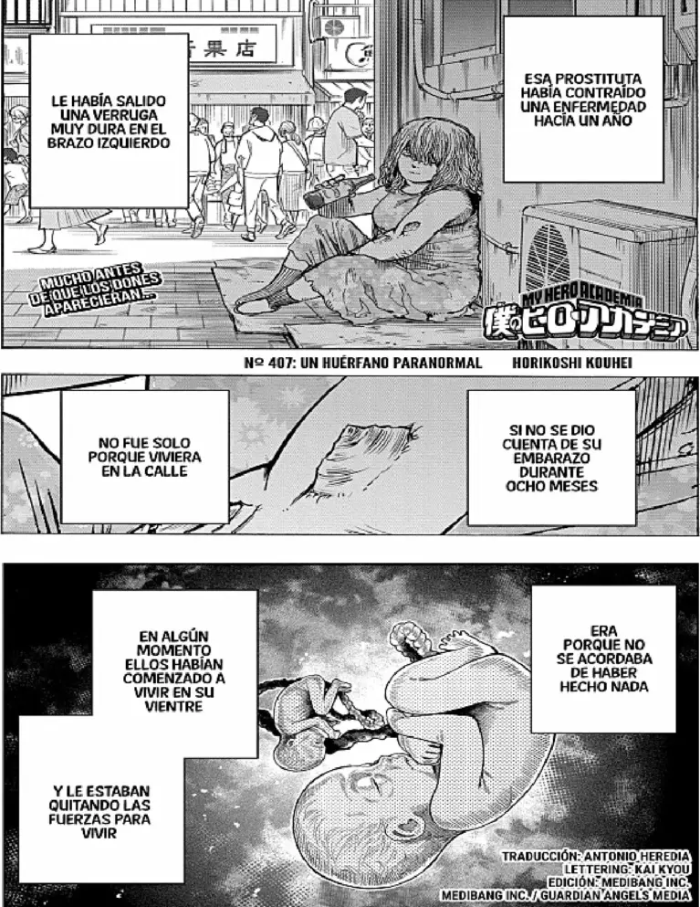 My Hero Academia 407: Un Huérfano Paranormal