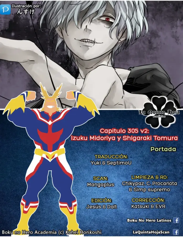My Hero Academia: Capítulo 305 – 315 (Izuku Midoriya y Shigaraki Tomura)