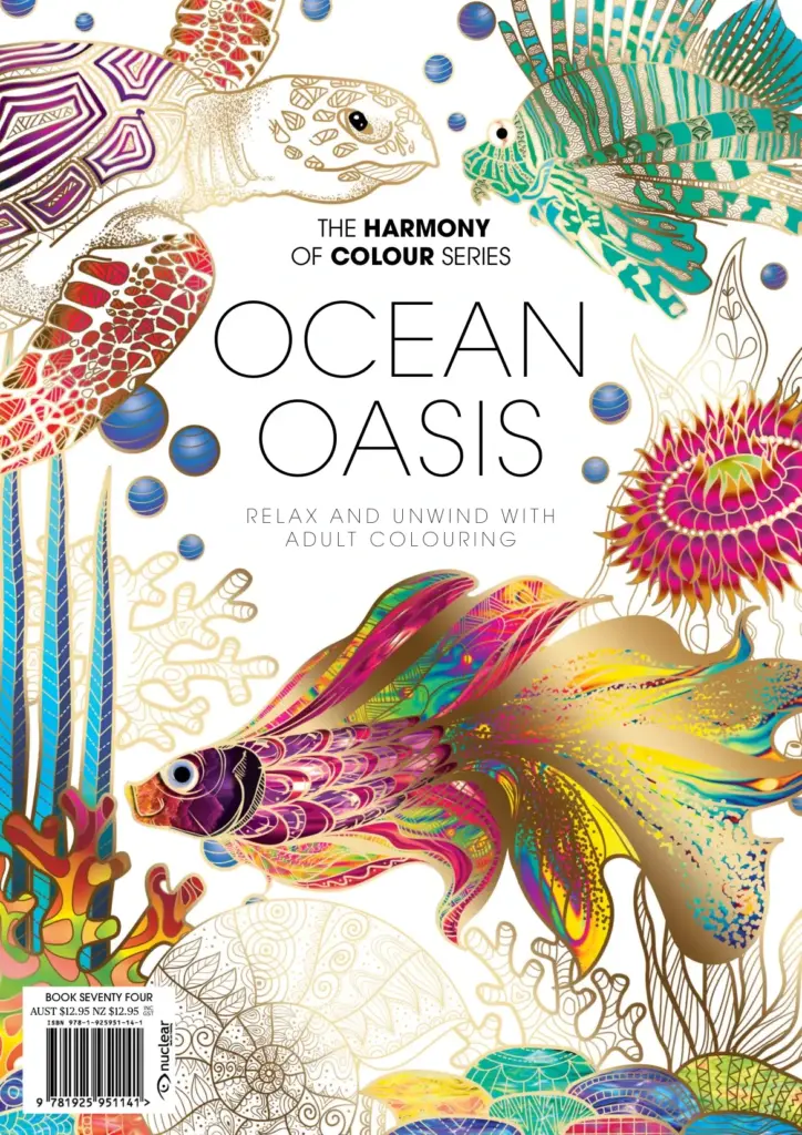 Ocean Oasis: The Harmony of Colour Series, Book Seventy Four