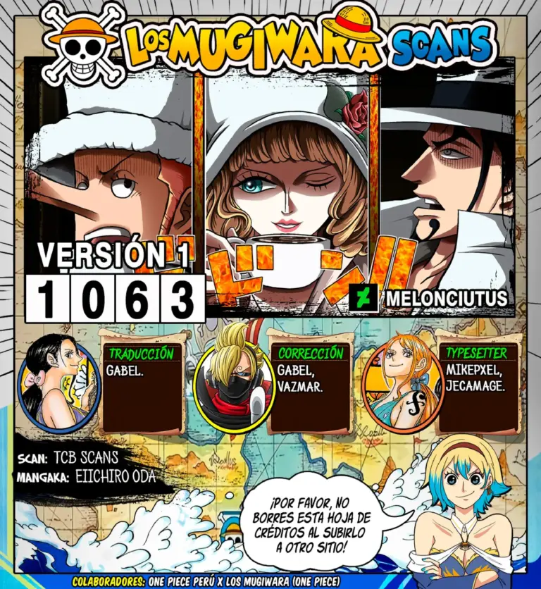 One Piece: Capítulo 1063 – Mi Única Familia