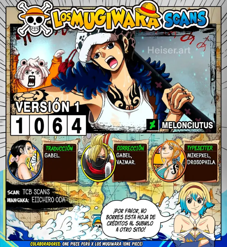 One Piece Capítulo 1064: Egghead, Lab Phase