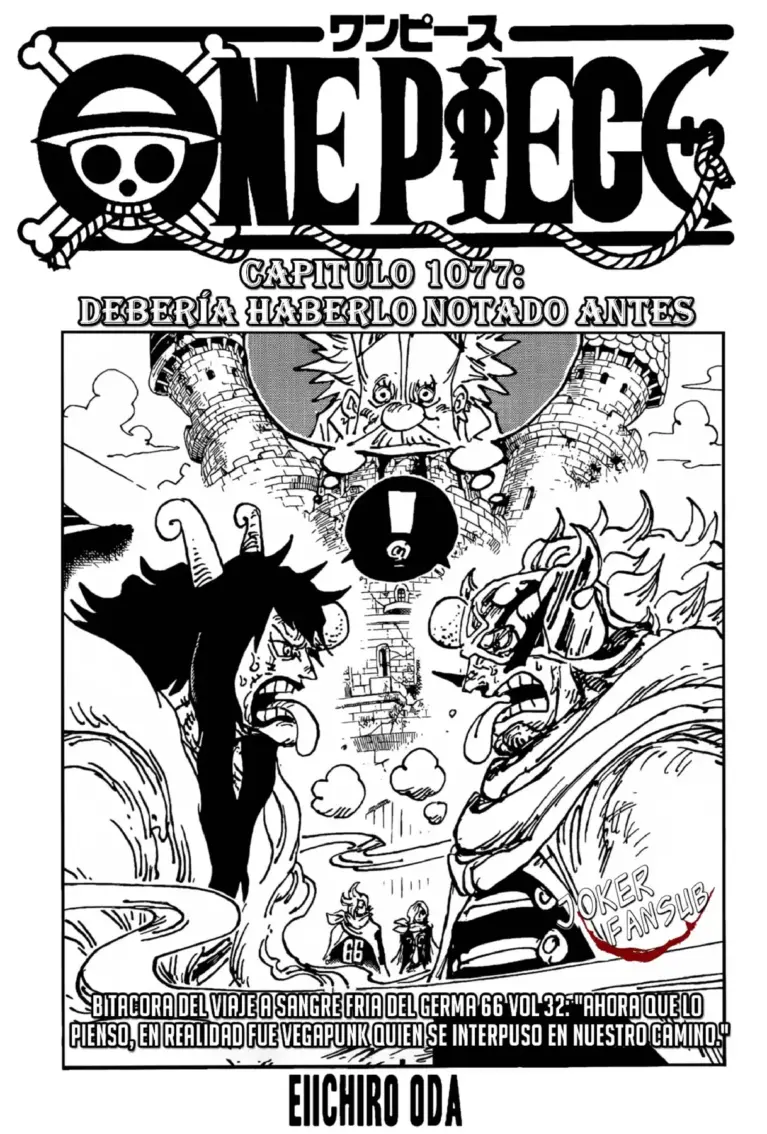 One Piece Capítulo 1077