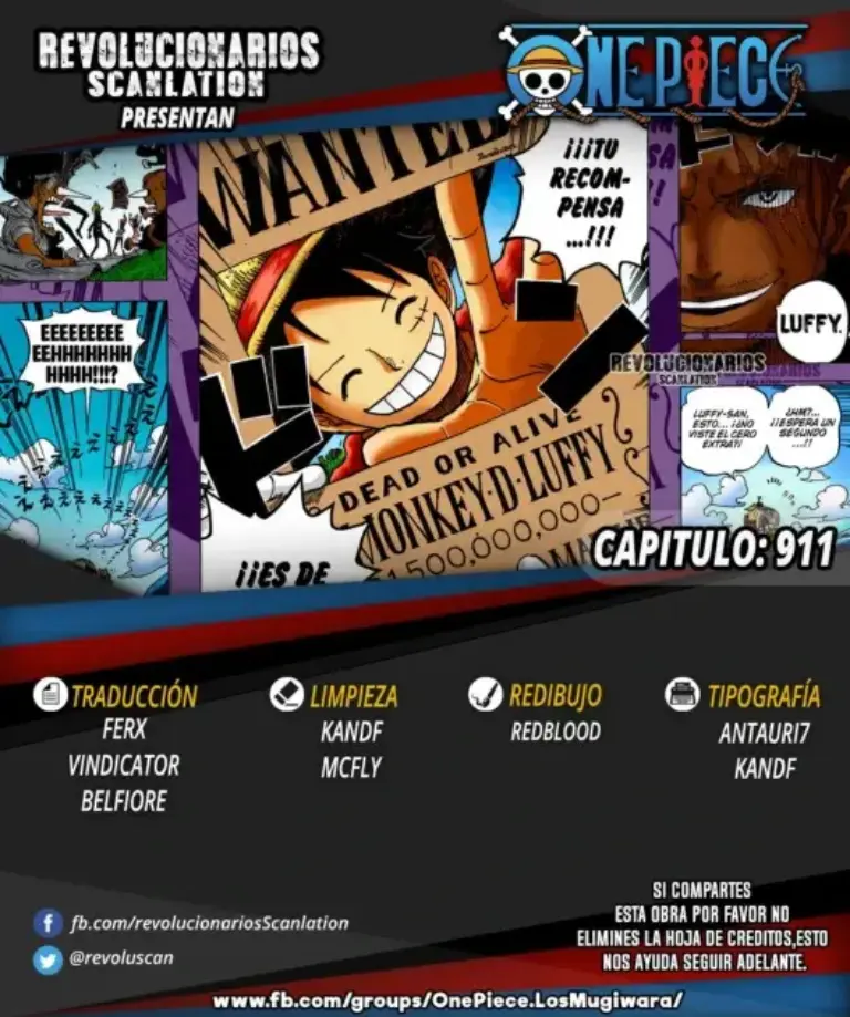One Piece Capítulos 911-924