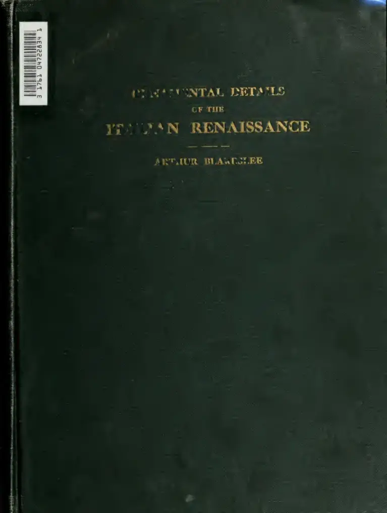 Ornamental Details of the Italian Renaissance