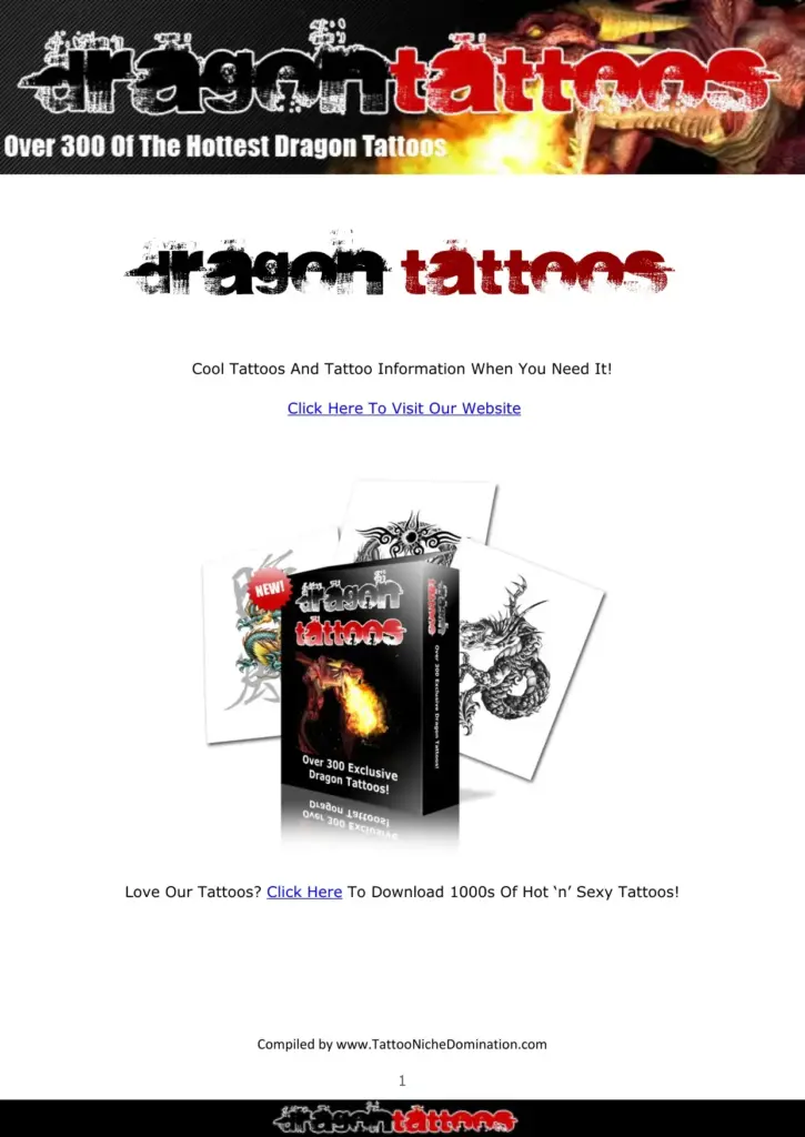 Over 300 of the Hottest Dragon Tattoos