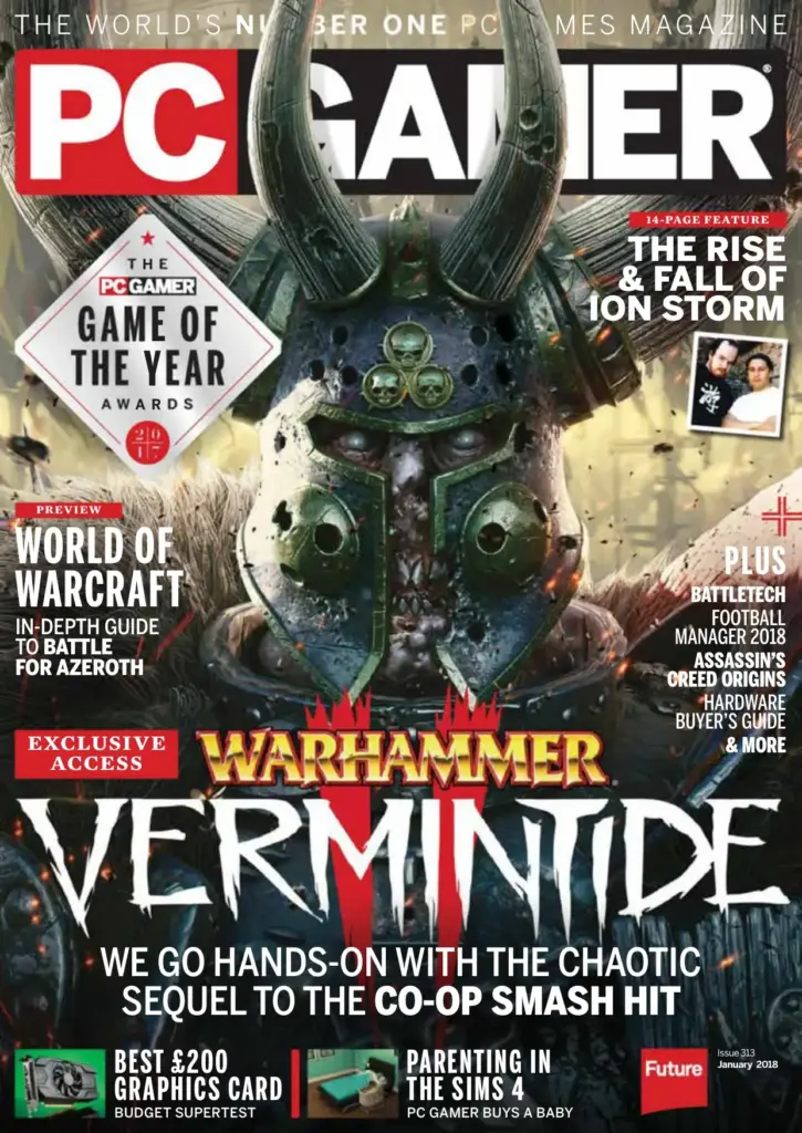 PC Gamer Issue 313: January 2018