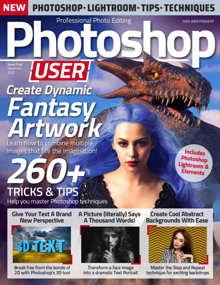 Photoshop User Magazine Winter 2022 Back Issue