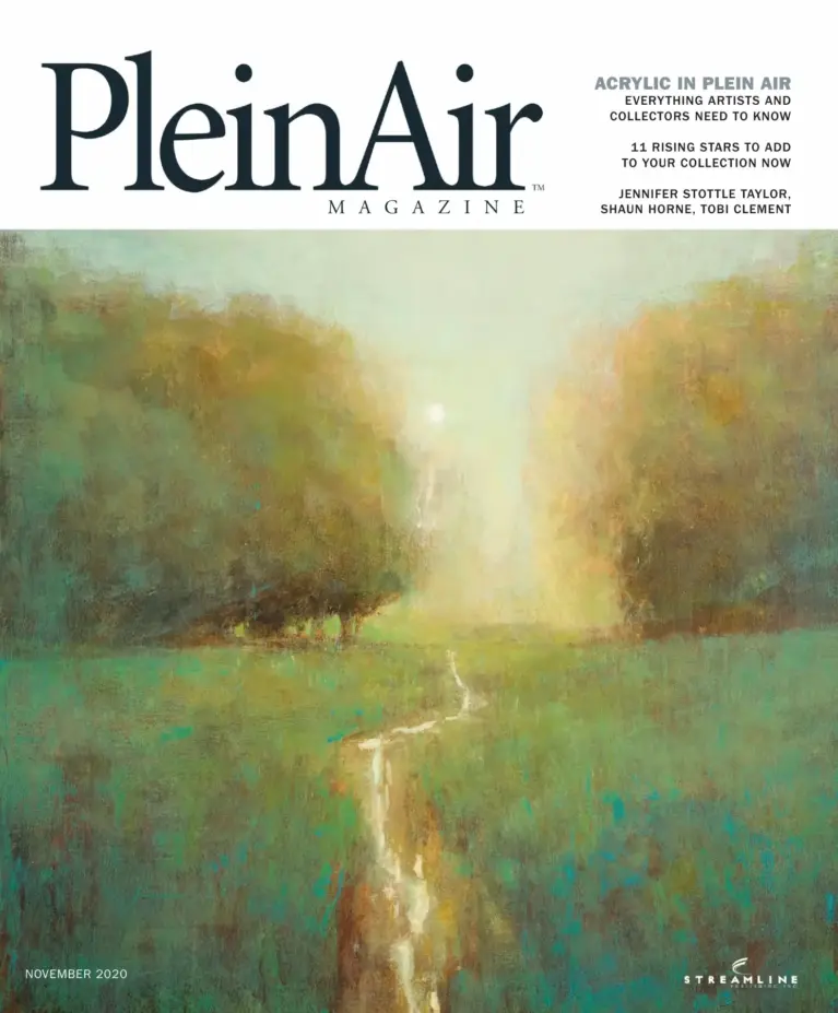 PleinAir Magazine: Acrylic in Plein Air – October/November 2020