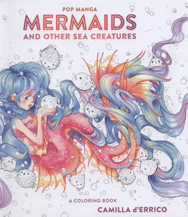 Pop Manga Mermaids and Other Sea Creatures: A Coloring Book