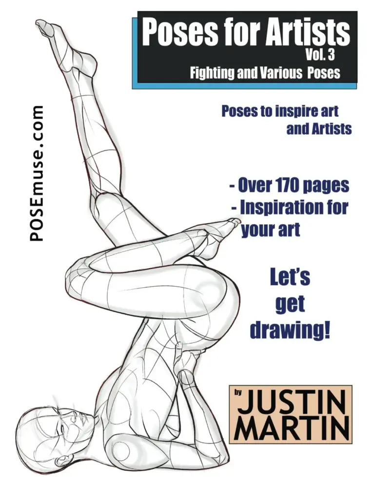 Poses for Artists, Vol. 3: 40 Fighting and Various Poses