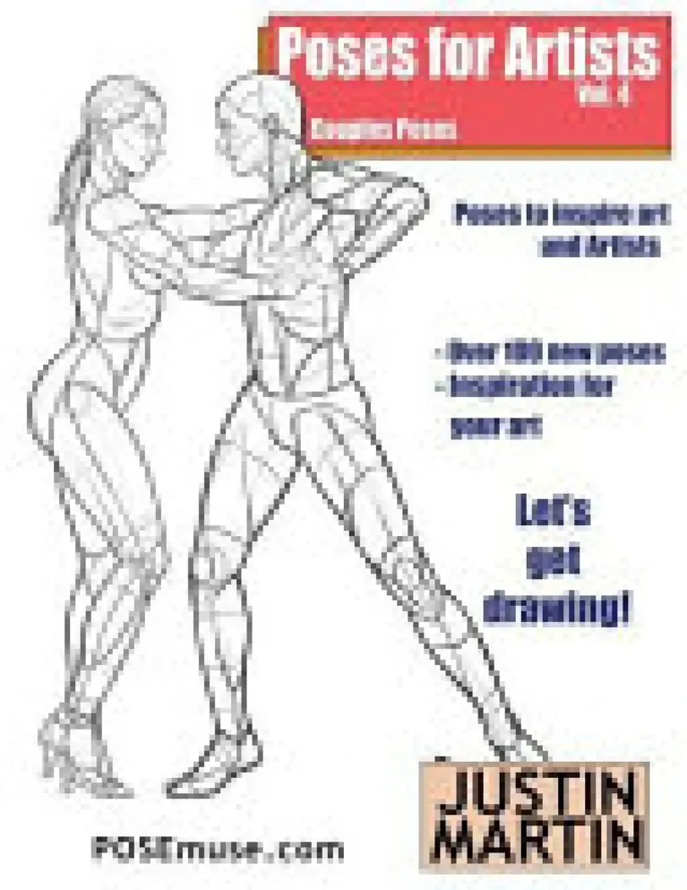 Poses for Artists Volume 4 – Couples Poses: An Essential Reference for Figure Drawing and the Human Form