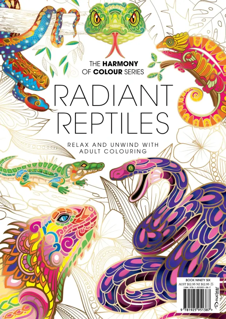 Radiant Reptiles: The Harmony of Colour Series, Book 96