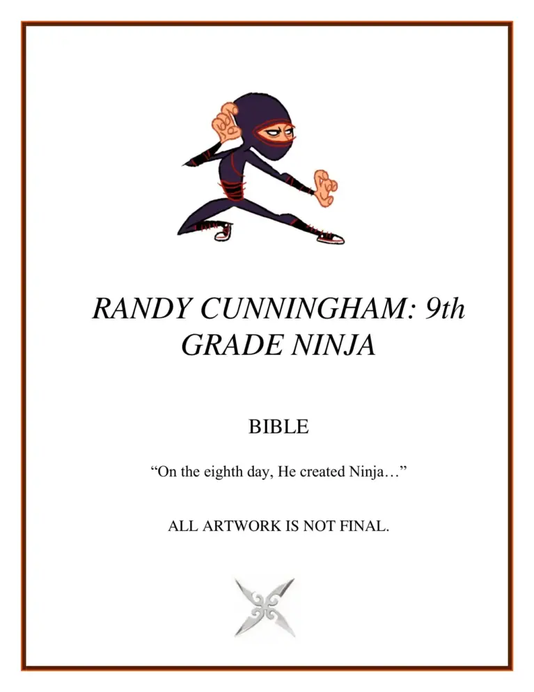 Randy Cunningham: 9th Grade Ninja Bible
