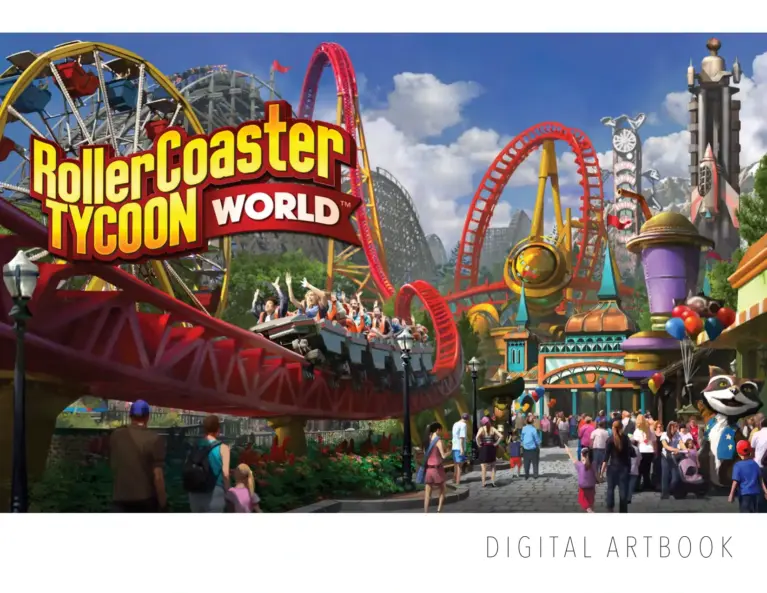 RollerCoaster Tycoon World Art Book