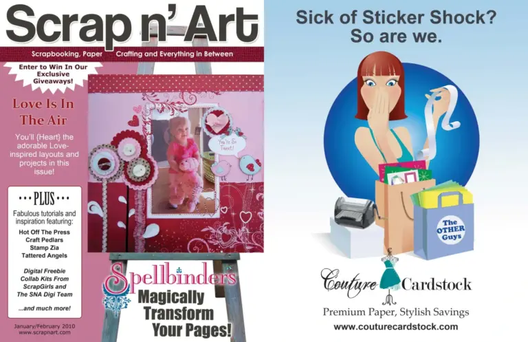 Scrap n’ Art Magazine Issue 11: January/February 2010