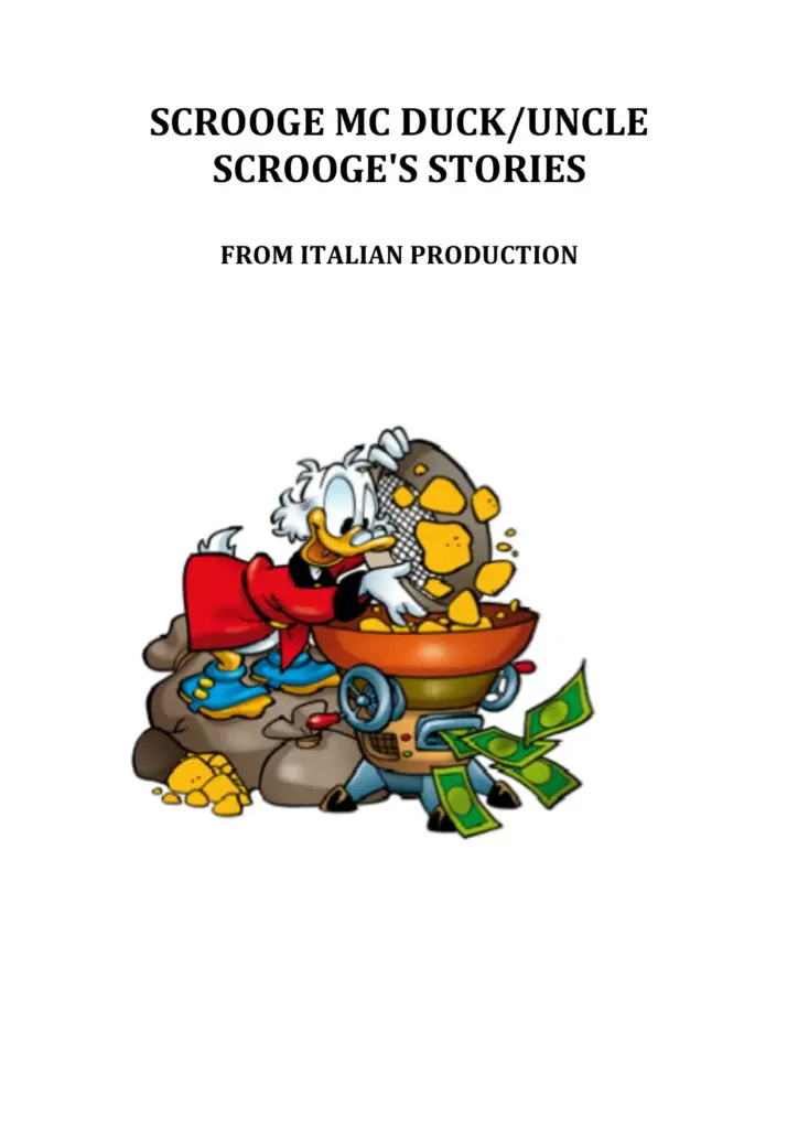 Scrooge McDuck (Uncle Scrooge’s Stories)