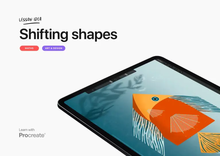 Shifting Shapes: Procreate Lesson Idea