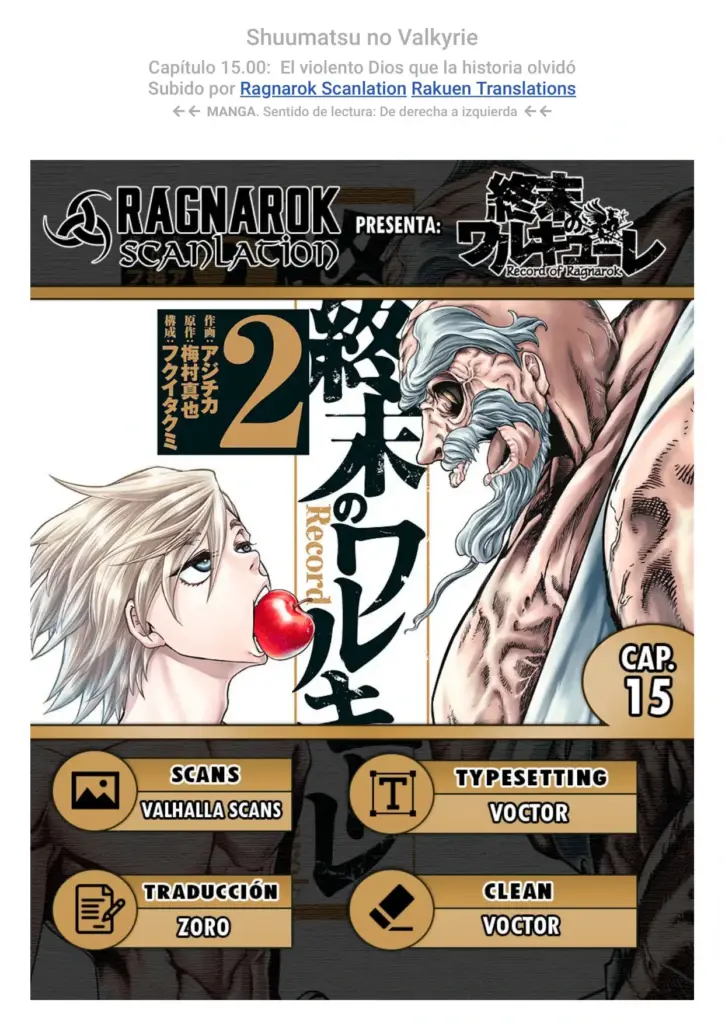 Shuumatsu No Valkyrie: Capítulo 15