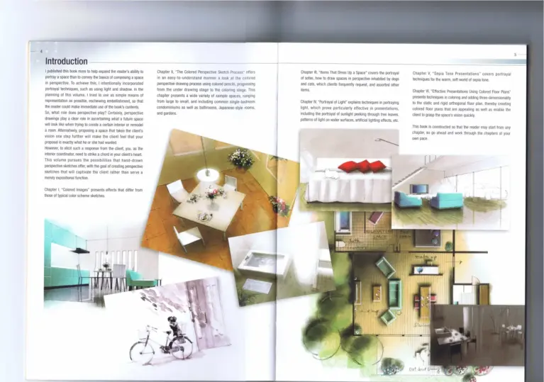 Sketching Interiors: Colour