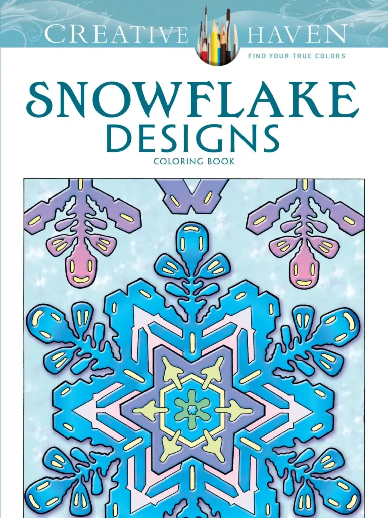 Snowflake Designs Coloring Book