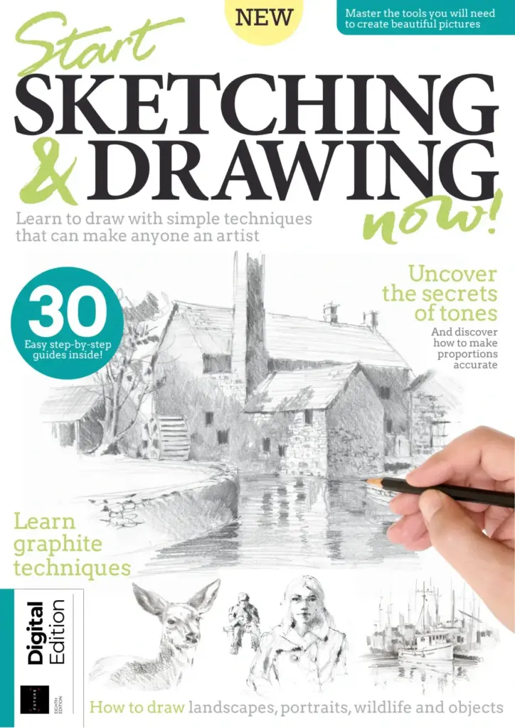 Start Sketching & Drawing Now! Learn Graphite Technique