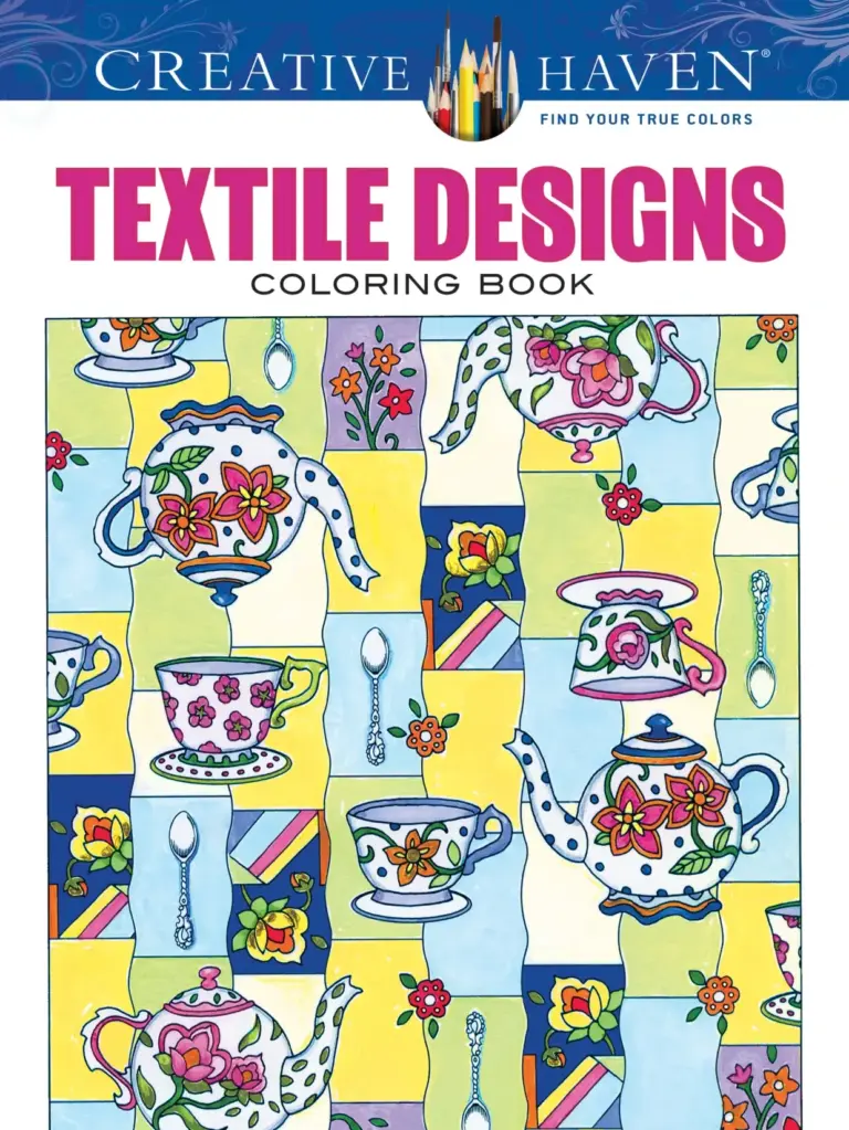 Textile Designs Coloring Book
