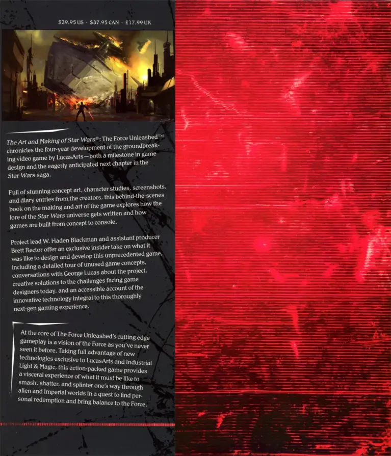 The Art and Making of Star Wars: The Force Unleashed