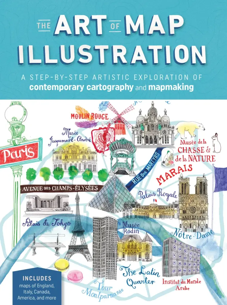 The Art of Map Illustration: A Step-by-Step Artistic Exploration of Contemporary Cartography and Mapmaking