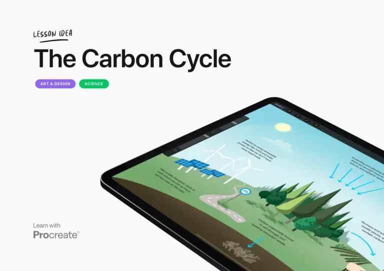 The Carbon Cycle: Procreate Lesson Ideas