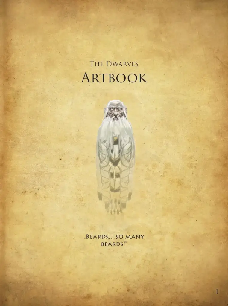 The Dwarves Artbook: Beards… So Many Beards!